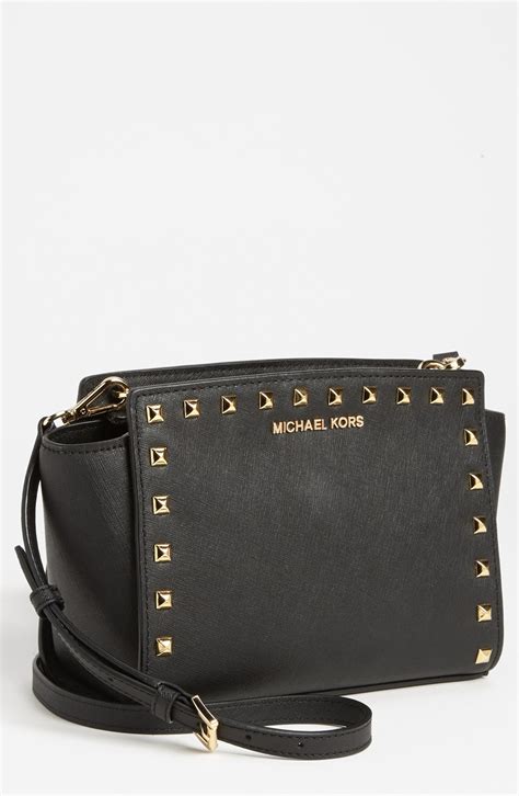 michael kors selma small black|Michael Kors selma crossbody bag.